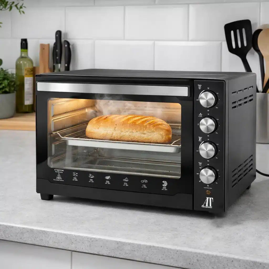 Cuptor Electric AT Performance AT-060L, 60L, 3000W, Negru