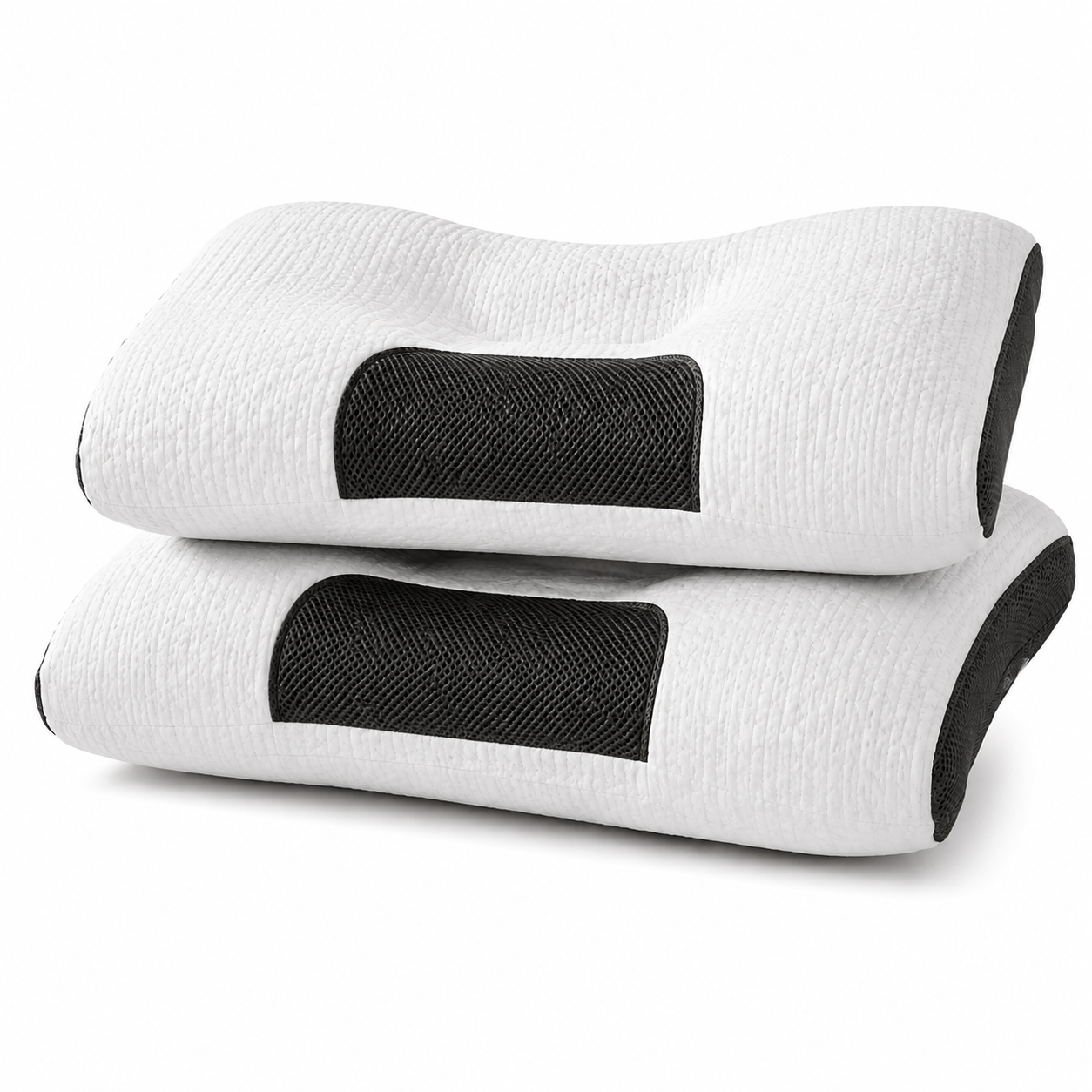 Set 2 Perne Cervicale cu Fibra de Soia, 48 x 74 cm