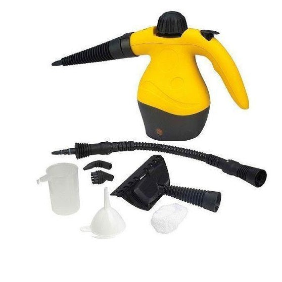 Aparat de curățat cu aburi – 1000W, 125°C, 250 ml, 5 m cablu, accesorii incluse