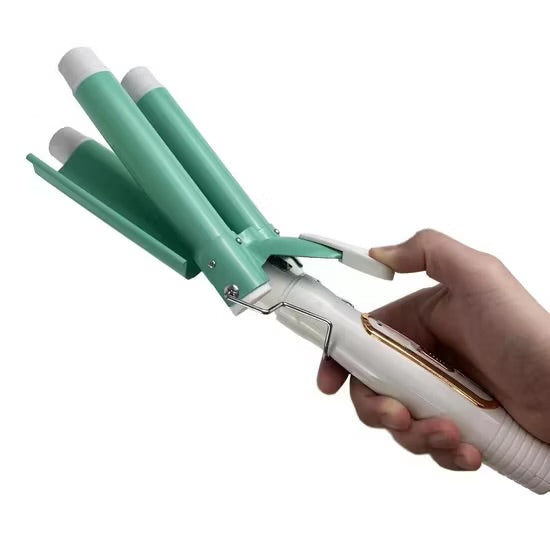 Ondulator ceramic rapid 28 secunde – 3 elemente alb & verde