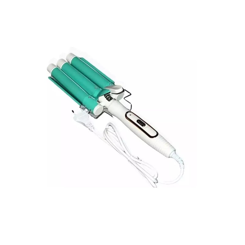 Ondulator ceramic rapid 28 secunde – 3 elemente alb & verde
