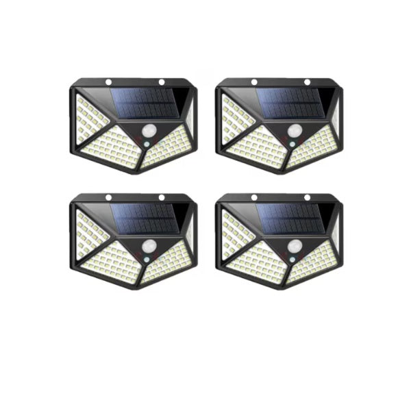 4 lampi solare detectare – 3 moduri iluminare