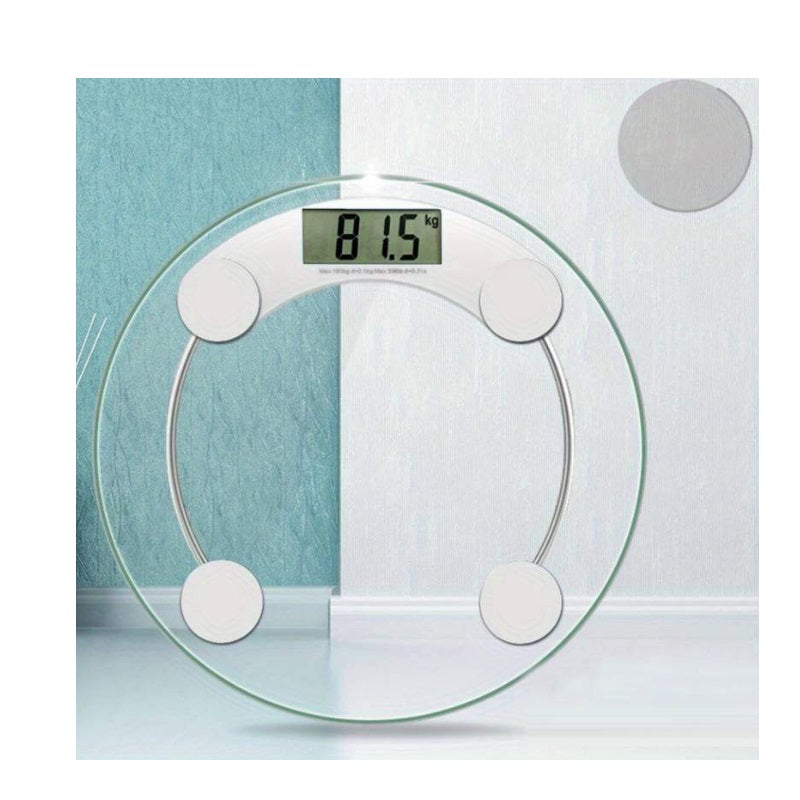 Cântar corporal digital – platformă din sticlă transparentă, afișaj electronic, oprire automată, capacitate maximă 180 kg