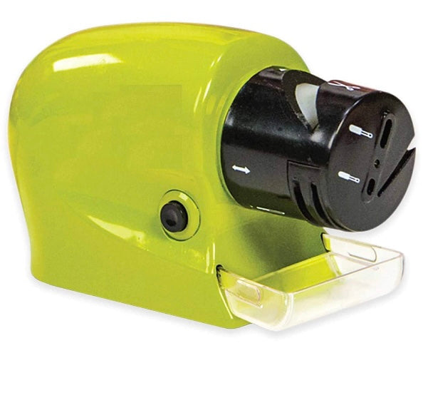 Dispozitiv electric ascuțire cuțite, șurubelnițe și foarfeci – cap detașabil, comutator cablu, 14,5 × 6 × 8 cm