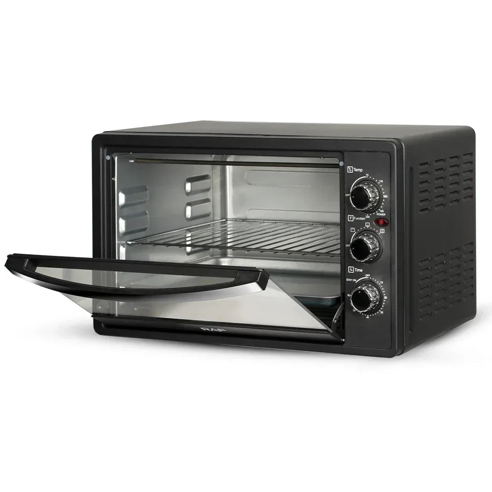 Cuptor Electric 25L, 1500W, Temperatură 250°C, 4 Rezistențe Inox, Timer 60 Min, Încălzire Sus/Jos
