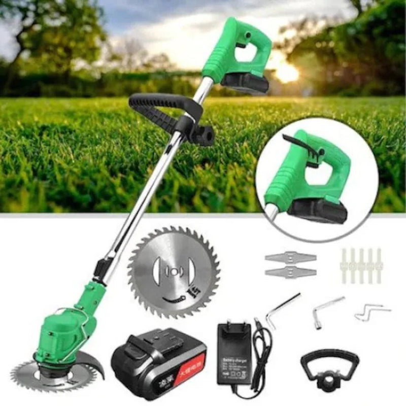 Motocoasa electrica cu 2 acumulatori, 24 V