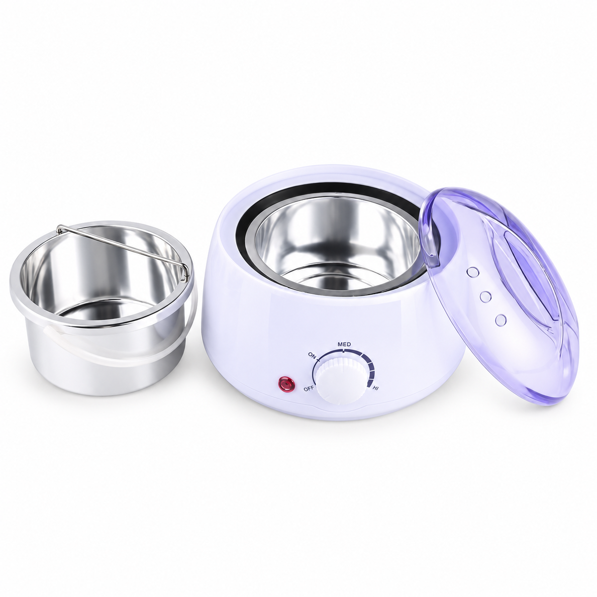 Aparat electric pentru ceară cu reglaj de temperatură – 600 ml, 100W