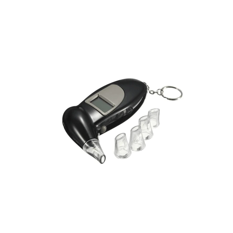 Alcooltest digital portabil cu 4 capete de rezervă – testare rapidă a alcoolemiei