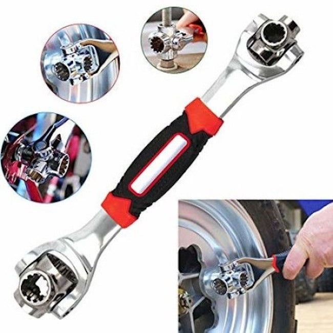 Cheie Universală 48 în 1 – Cap Rotativ 360°, Funcție 45°, Compatibilă Torx și Multi-Tip Șuruburi